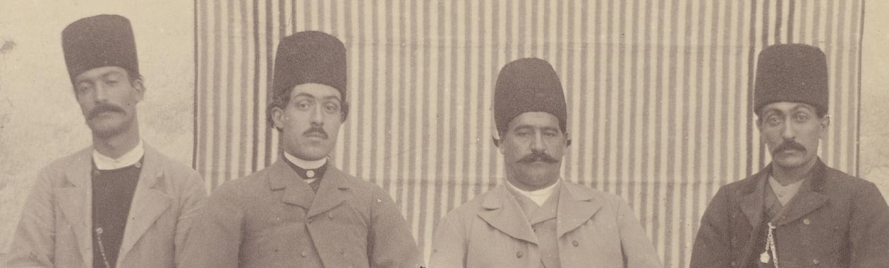 Photographs from Ali Khan Vali Qajar photo album, courtesy of Special Collections, Fine Arts Library, Harvard University.